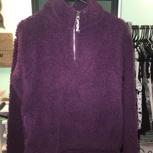 Womens Quarter Zip Pullover